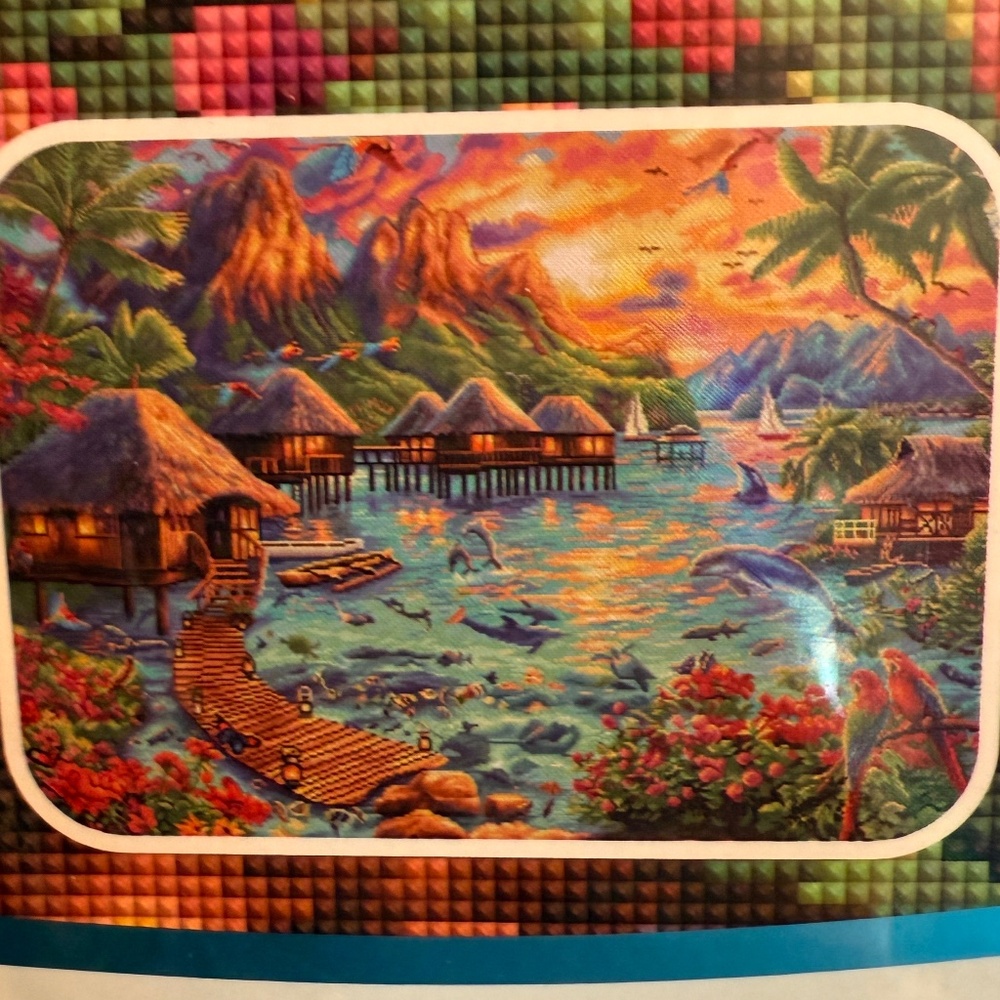 Diamond Art Club Tropical Oasis by Chuck Pinson